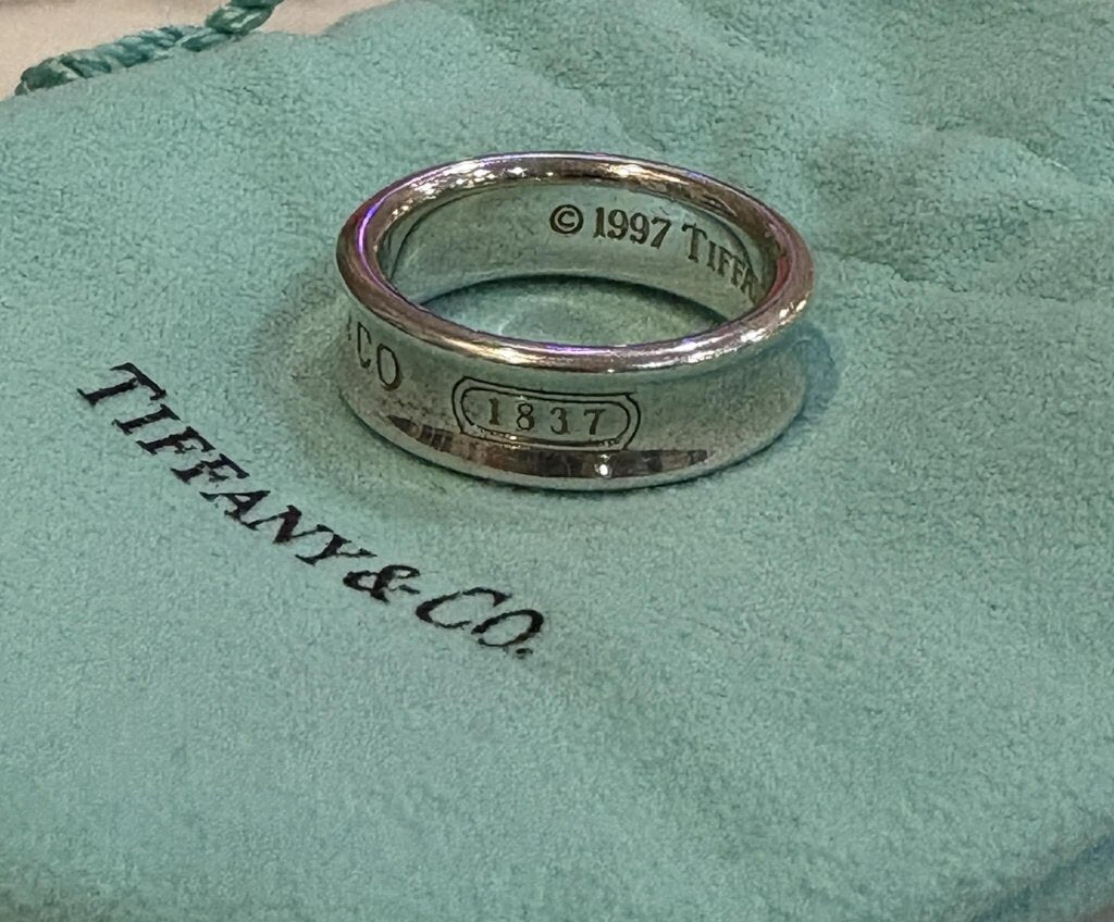 Tiffany & Co. 1837 Sterling Silver Ring - Size 8