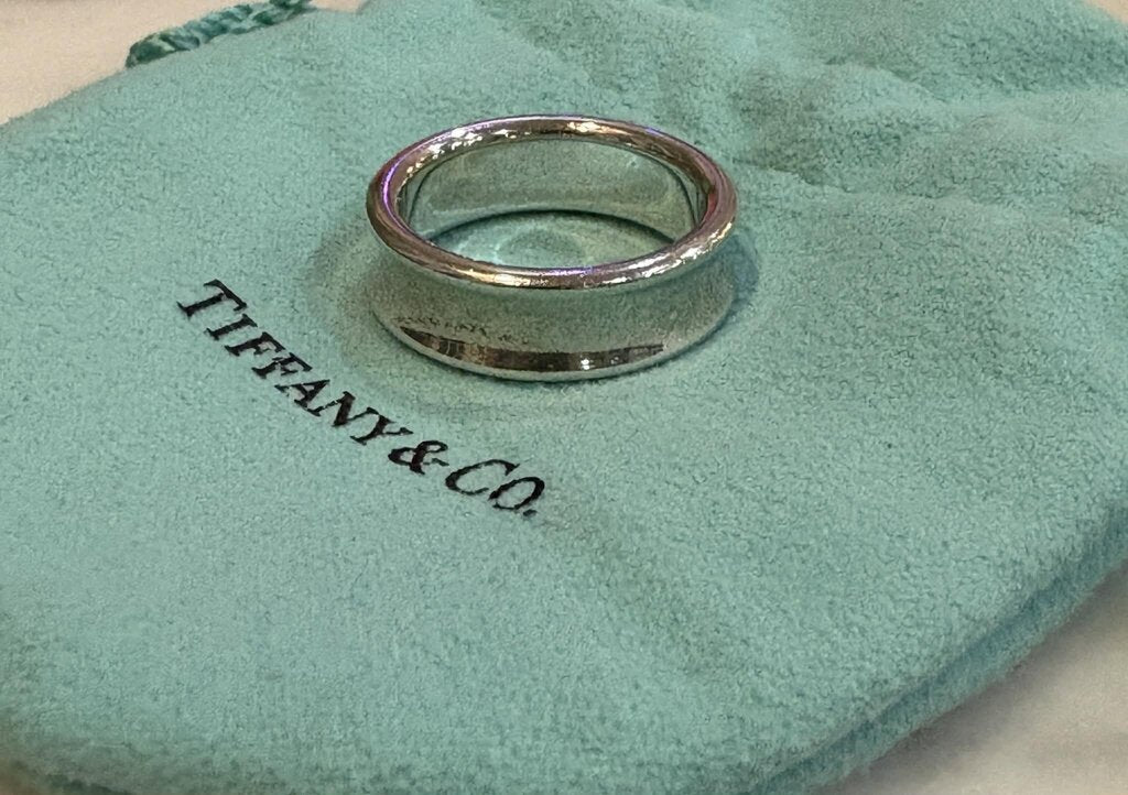 Tiffany & Co. 1837 Sterling Silver Ring - Size 8