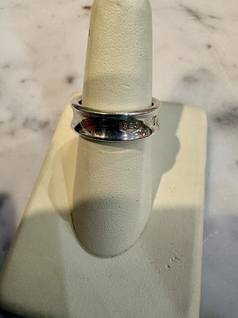 Tiffany & Co. 1837 Sterling Silver Ring - Size 8