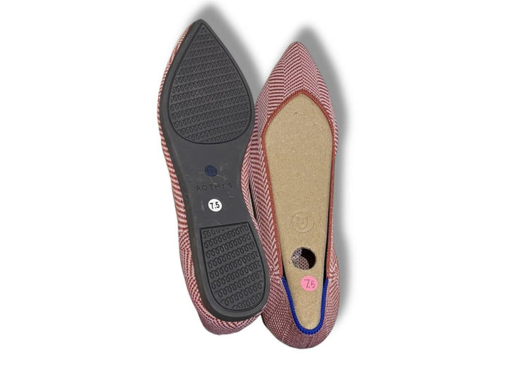 Rothy's Herringbone Flats in Amber Metallic - Size 7.5