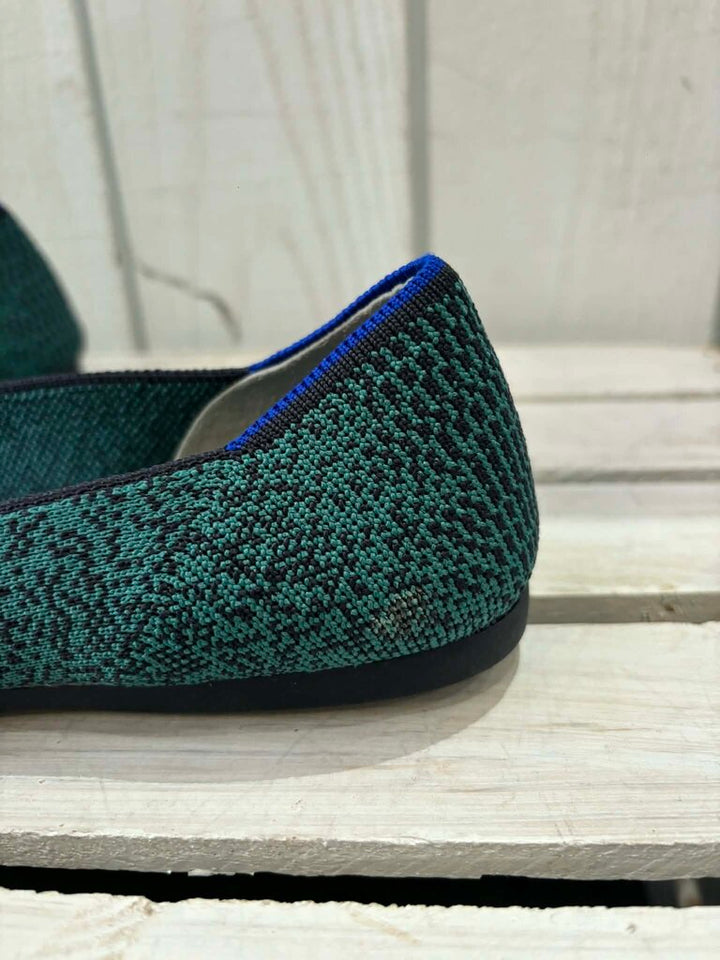 Rothy's The Point Flats in Spruce Python - Size 8