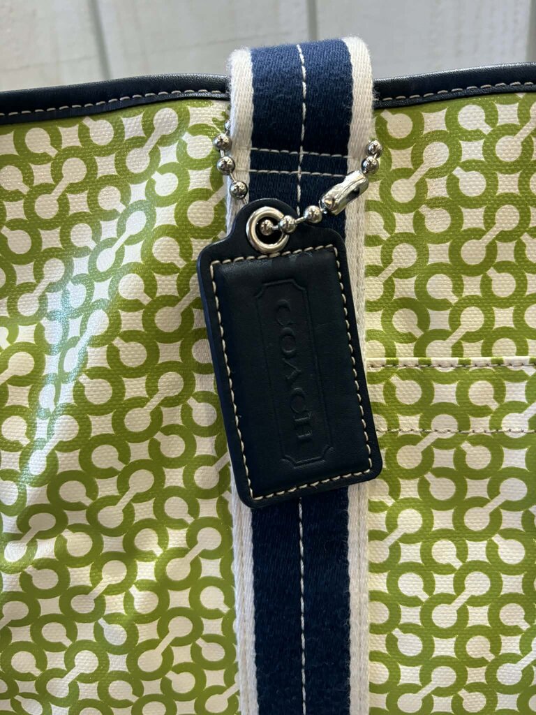 Coach Penelope Op Art Signature Weekender Carry-On Tote