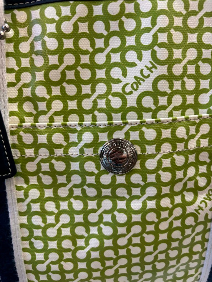 Coach Penelope Op Art Signature Weekender Carry-On Tote