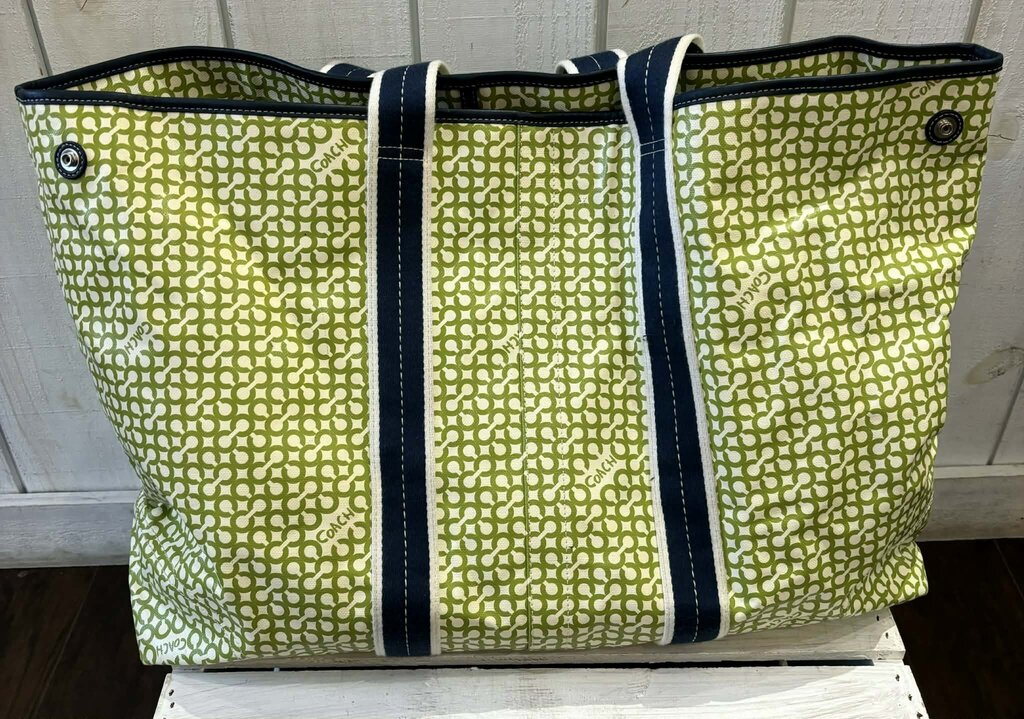 Coach Penelope Op Art Signature Weekender Carry-On Tote