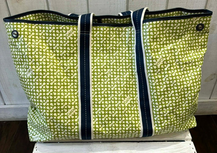 Coach Penelope Op Art Signature Weekender Carry-On Tote