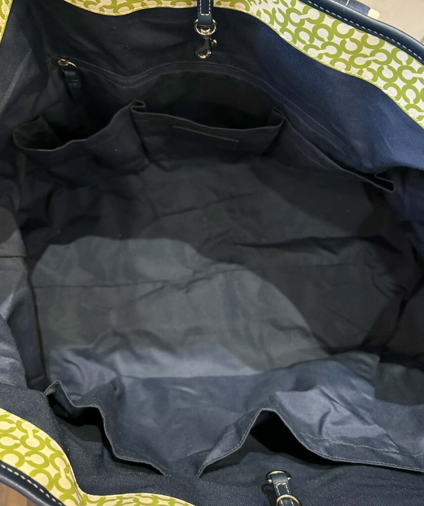 Coach Penelope Op Art Signature Weekender Carry-On Tote