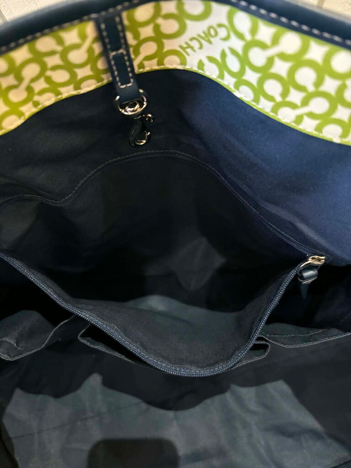 Coach Penelope Op Art Signature Weekender Carry-On Tote