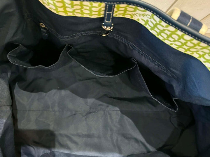 Coach Penelope Op Art Signature Weekender Carry-On Tote