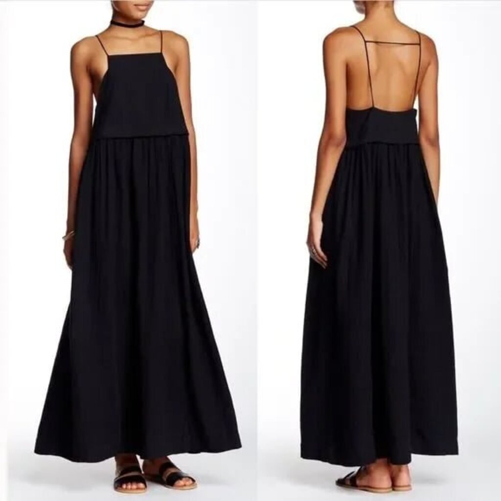 Free People Ojai Empire Waist Maxi Dress - Size XS