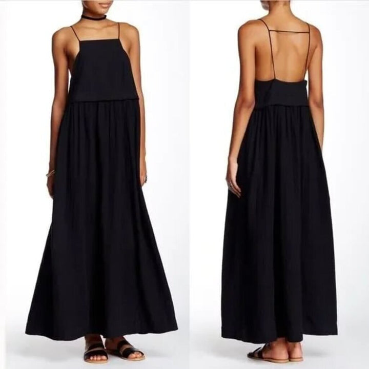 Free People Ojai Empire Waist Maxi Dress - Size XS