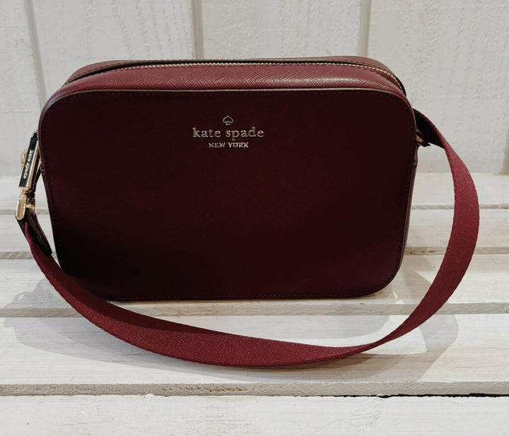 Kate Spade Madison Mini Camera Bag in Blackberry