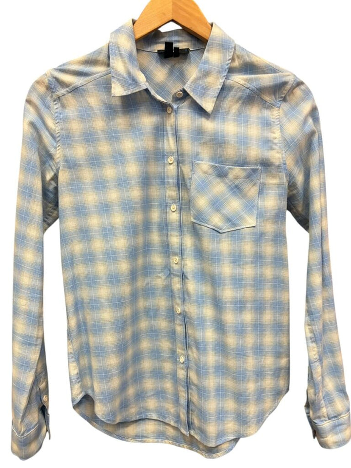 Paige Davlyn Cozy Plaid Classic Button Down - Size XS