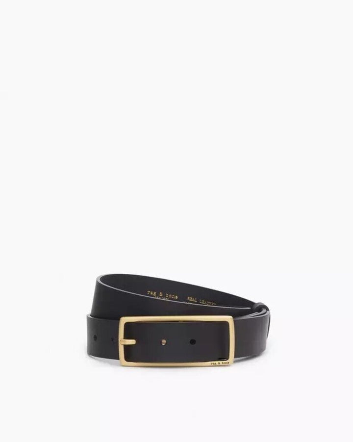 Rag & Bone Rebound Leather Belt - Size Small