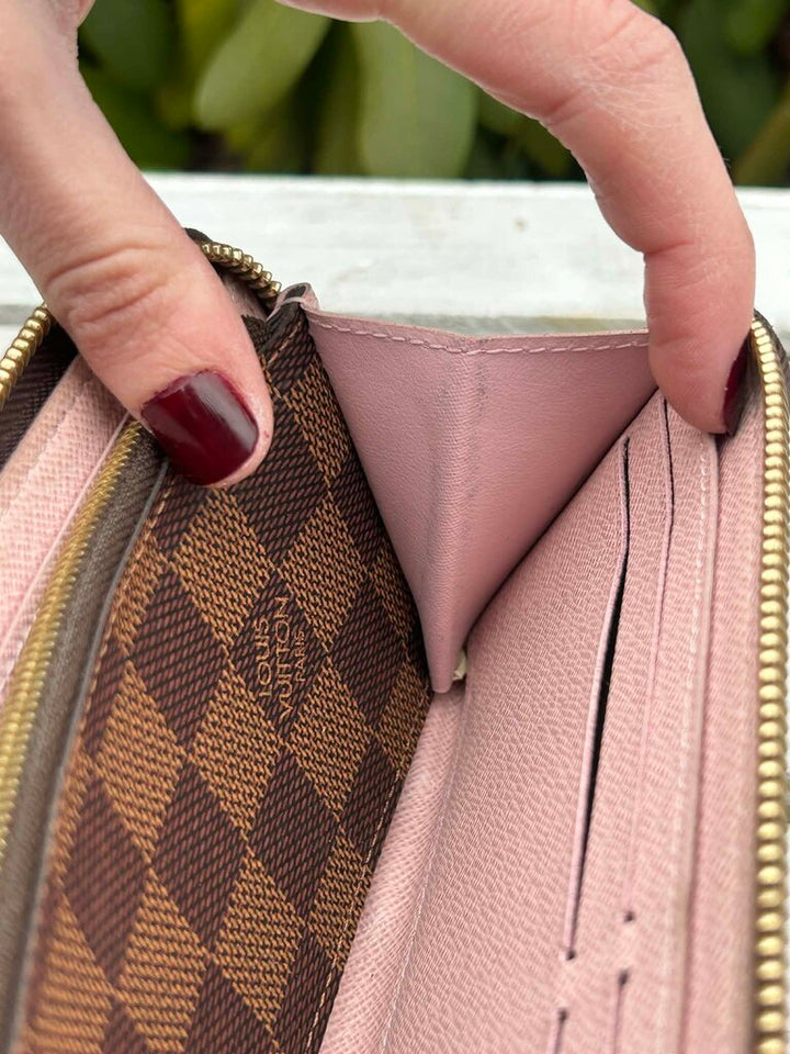 Louis Vuitton Damier Ebene Clemence Wallet
