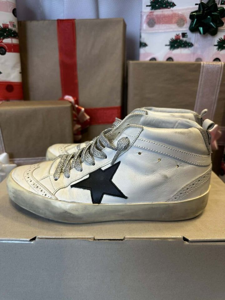 Golden Goose Mid Star Classic Sneakers - Size 36