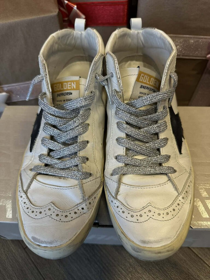 Golden Goose Mid Star Classic Sneakers - Size 36
