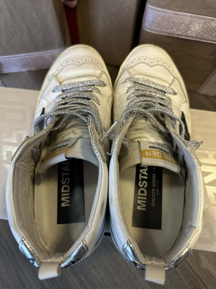 Golden Goose Mid Star Classic Sneakers - Size 36