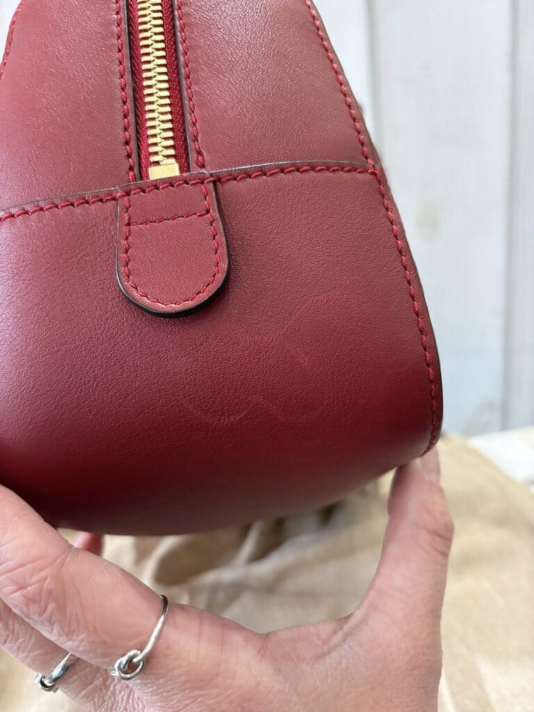 Gucci Microguccissima Pattern Leather Satchel