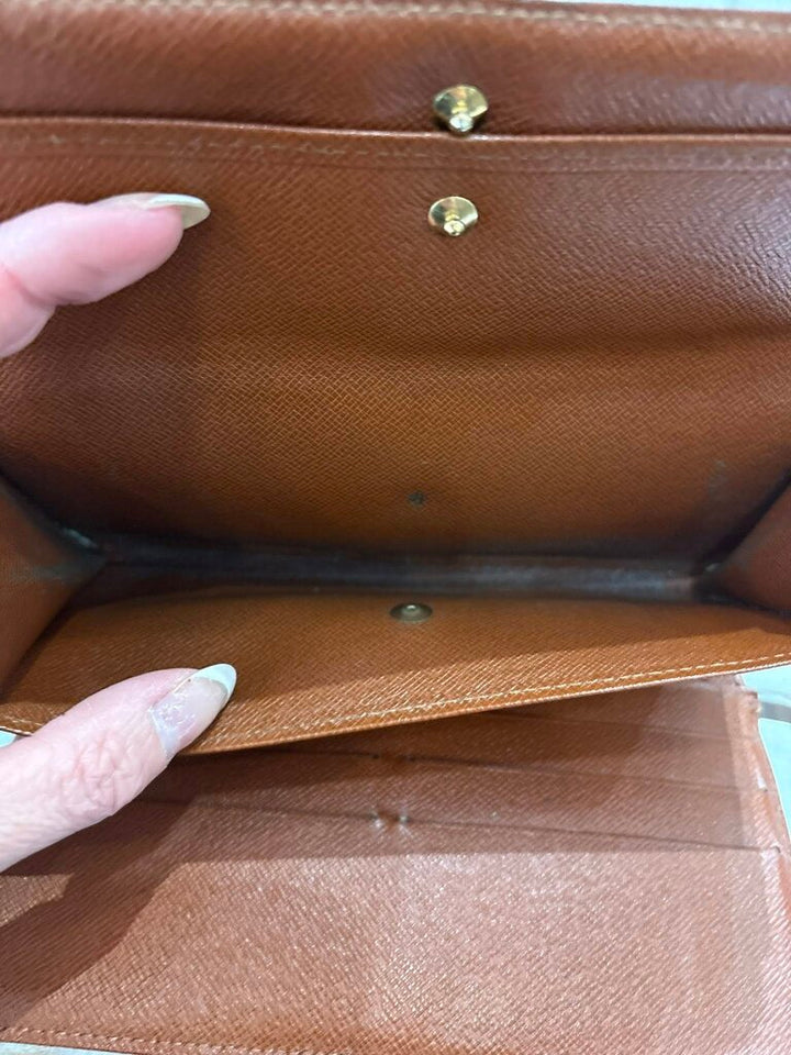 Louis Vuitton Monogram Portefeuille Sarah Wallet