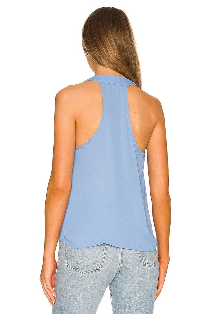 Krisa Surplice Tank Top in Sky - Size XS(Retails $114)