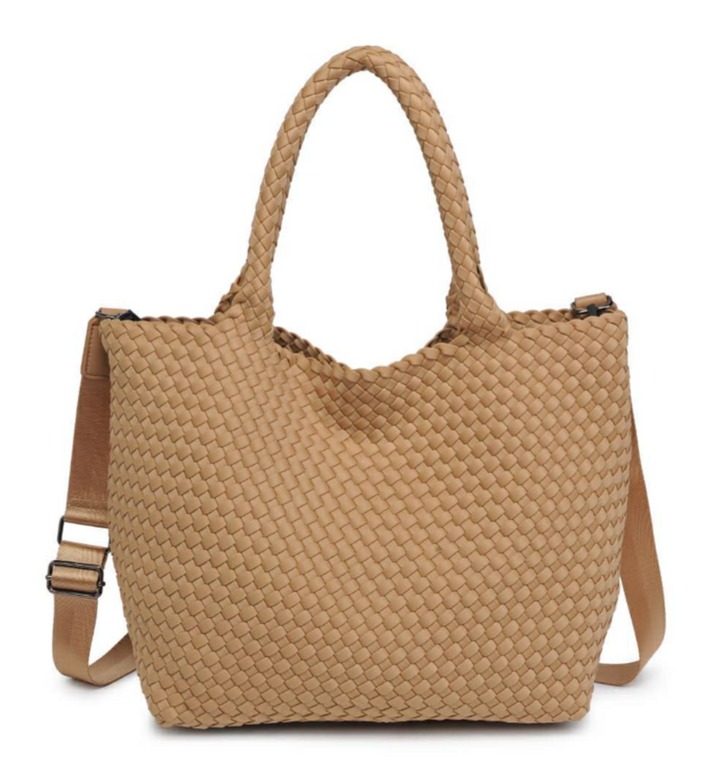 Sol and Selene NWT Sky's The Limit Tote In Nude (Retails for $150)