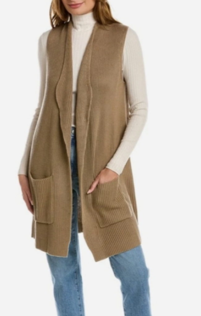 Splendid Juliet Sleeveless Cardigan - Size Small