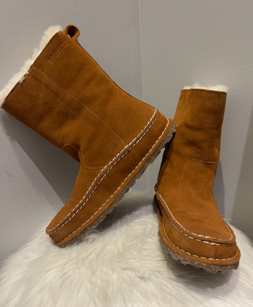 Birkenstock Lahti Suede Boots - Size 36