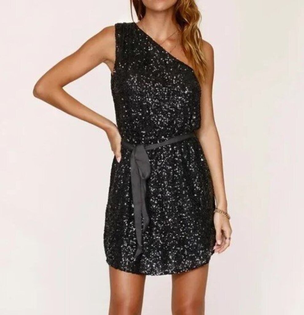 Heartloom NWT One Shoulder Sequin Dress - Size Large