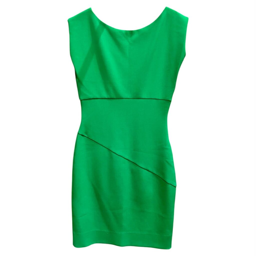 Diane Von Furstenburg Layne Ruched Sheath Dress In Emerald Sea Green - Size 10