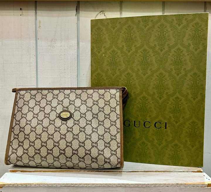 Gucci Vintage GG Plus Clutch
