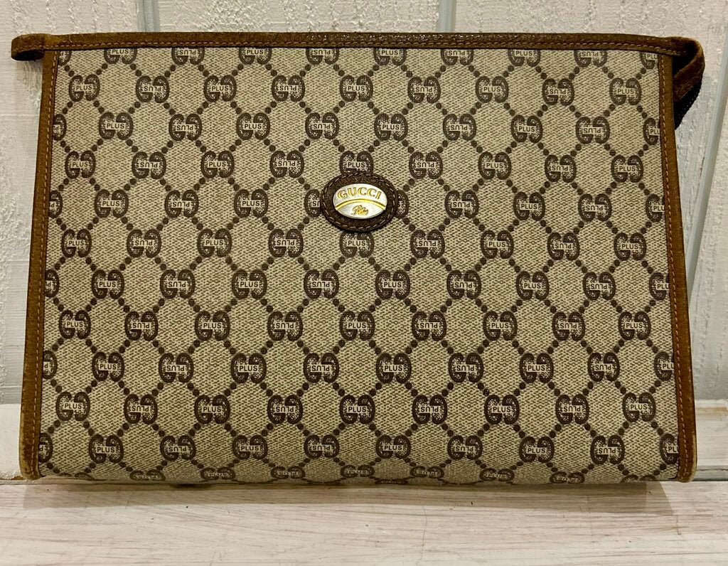 Gucci Vintage GG Plus Clutch