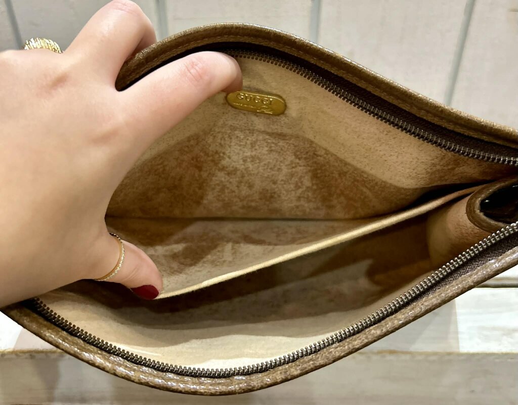 Gucci Vintage GG Plus Clutch