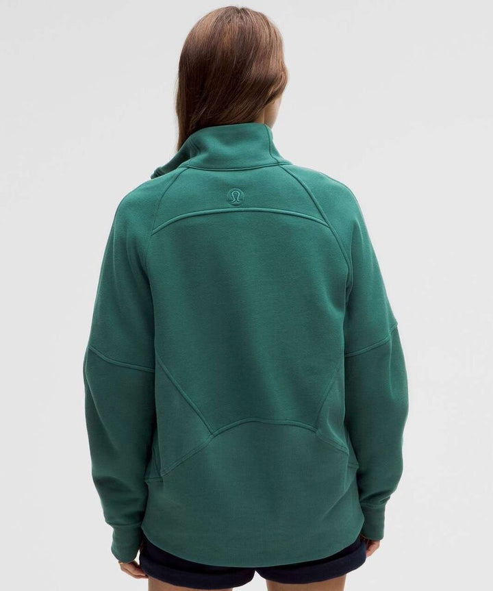 Lululemon Scuba Oversized Funnel-Neck Half Zip *Long Storm Teal - Size M/L