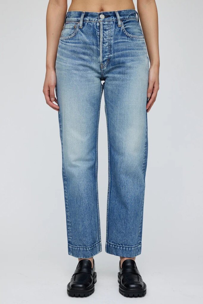 Moussy NWT Jeans Marilla Wide Straight Light Blue - Size 24 (Retails for $360)
