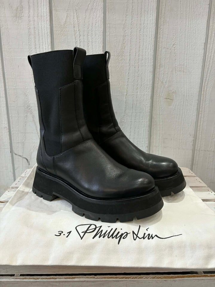 Phillip Lim Kate Lug Sole Combat Boots - Size 38.5 (Retails for $595)