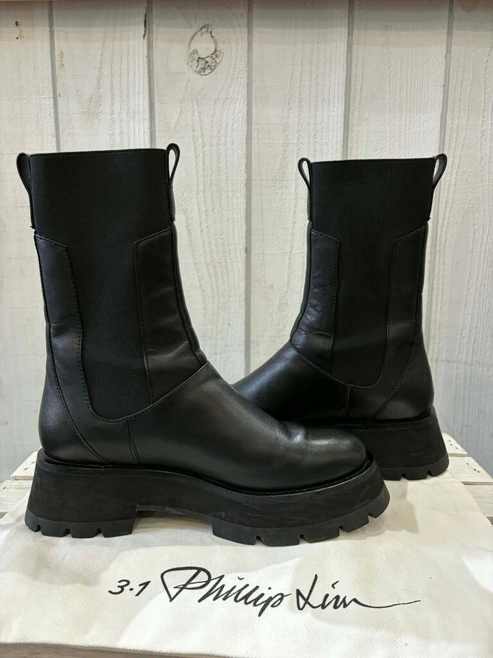 Phillip Lim Kate Lug Sole Combat Boots - Size 38.5 (Retails for $595)