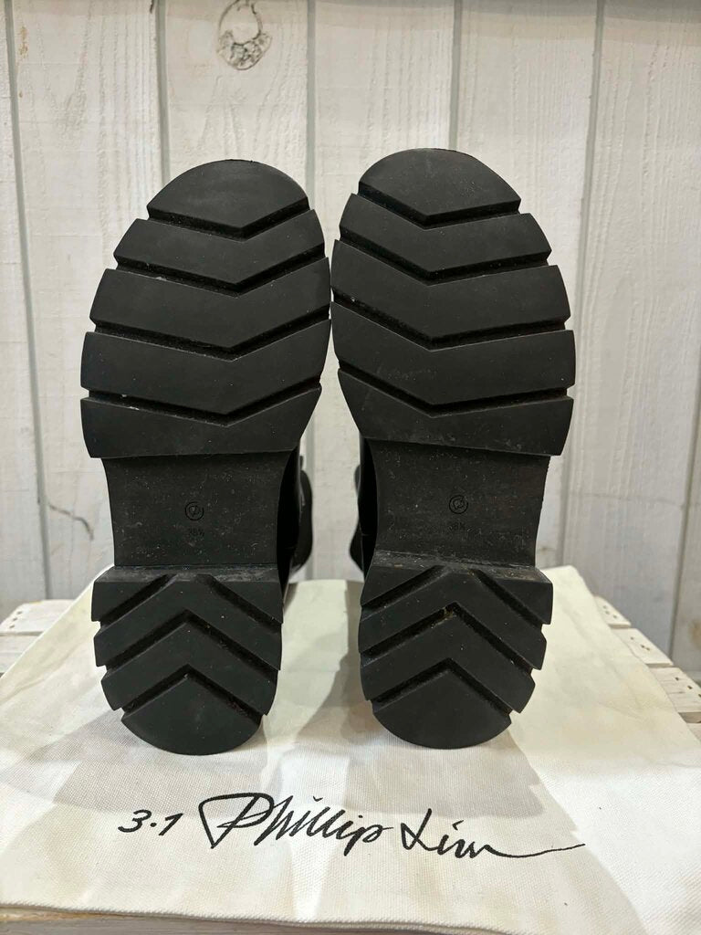 Phillip Lim Kate Lug Sole Combat Boots - Size 38.5 (Retails for $595)