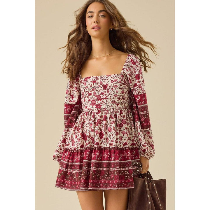 Altar'd State NWT Bettie Floral Mini Dress - Size Large (Retails $84)