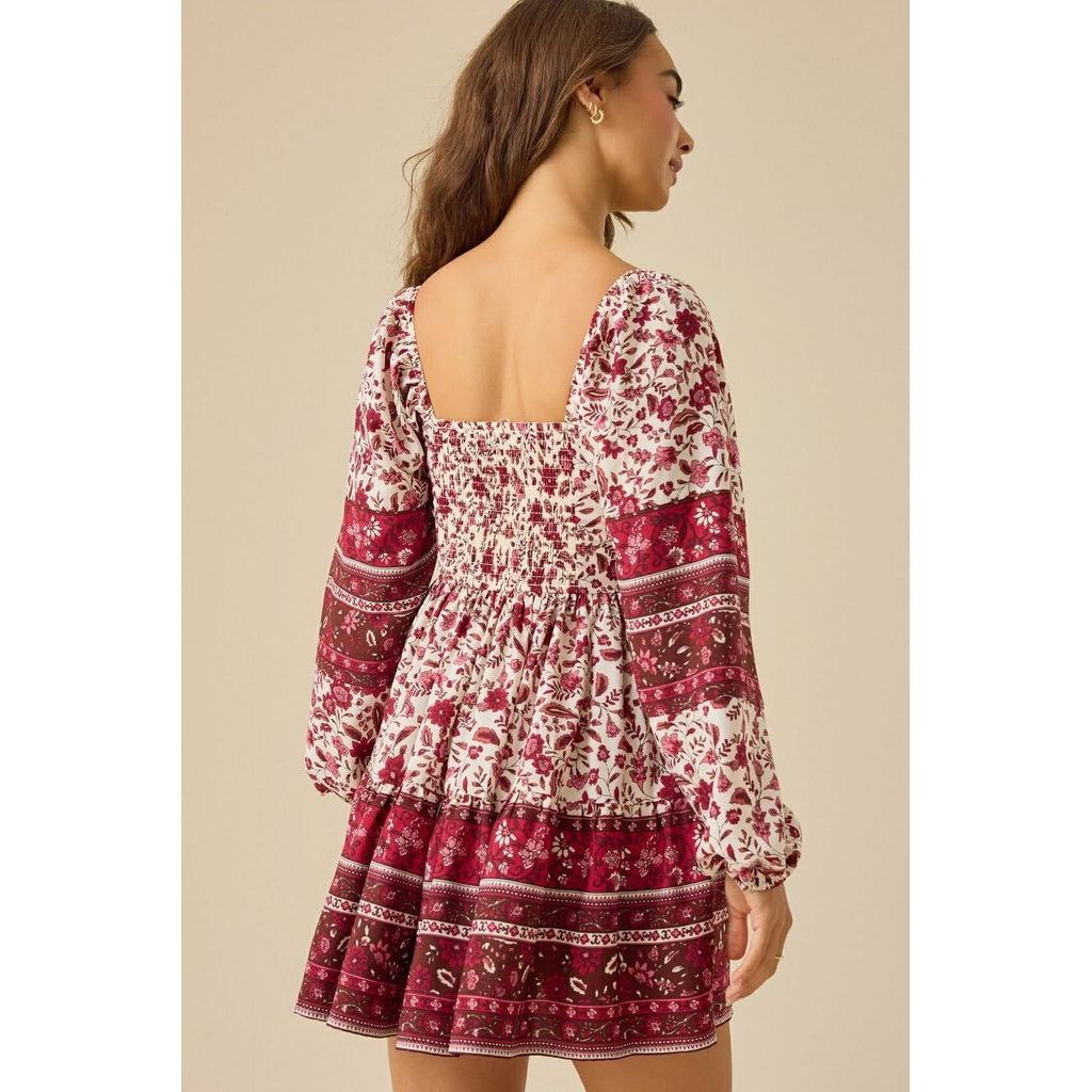 Altar'd State NWT Bettie Floral Mini Dress - Size Large (Retails $84)