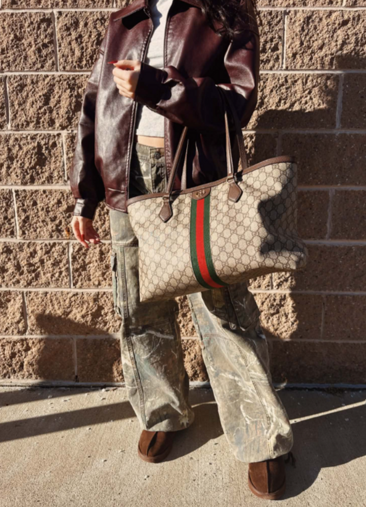 Gucci GG Supreme Ophidia Medium Tote