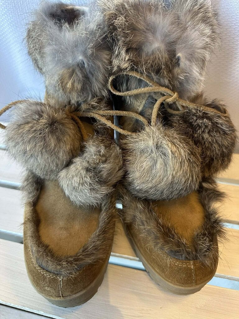 Coach Kataya Ankle Wedge Boots - Size 7.5