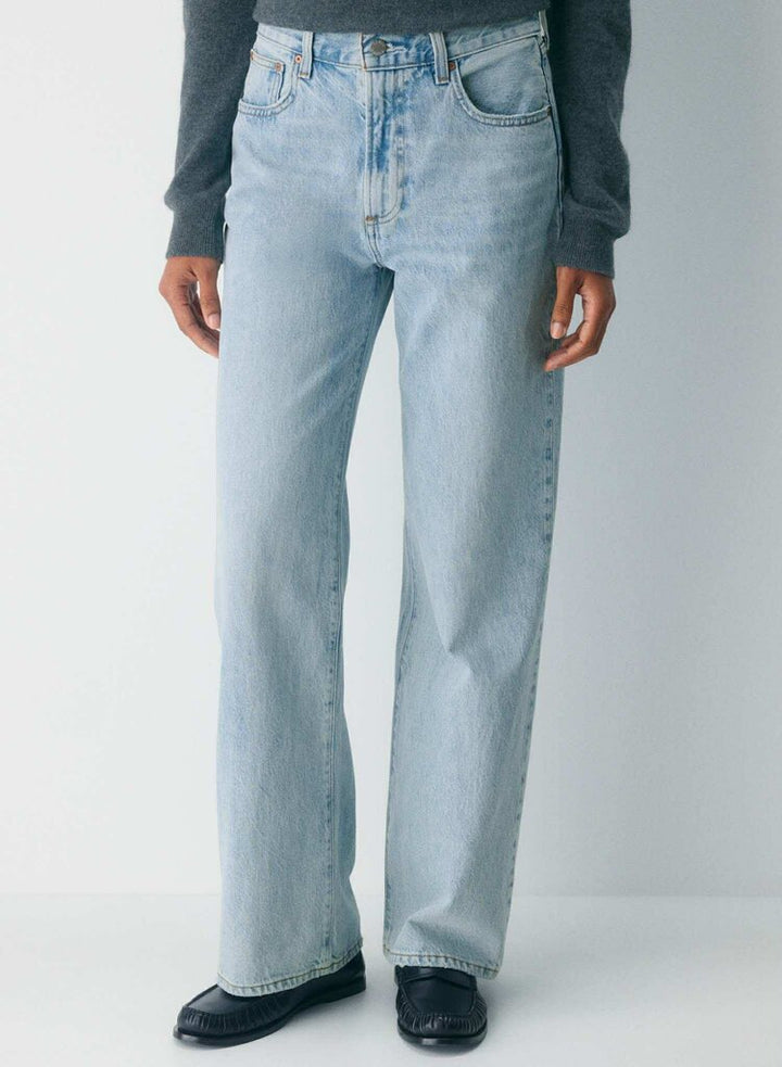 Denim Forum The Farrah Hi-Rise Wide Jean - Size 30 (Retails for $110)