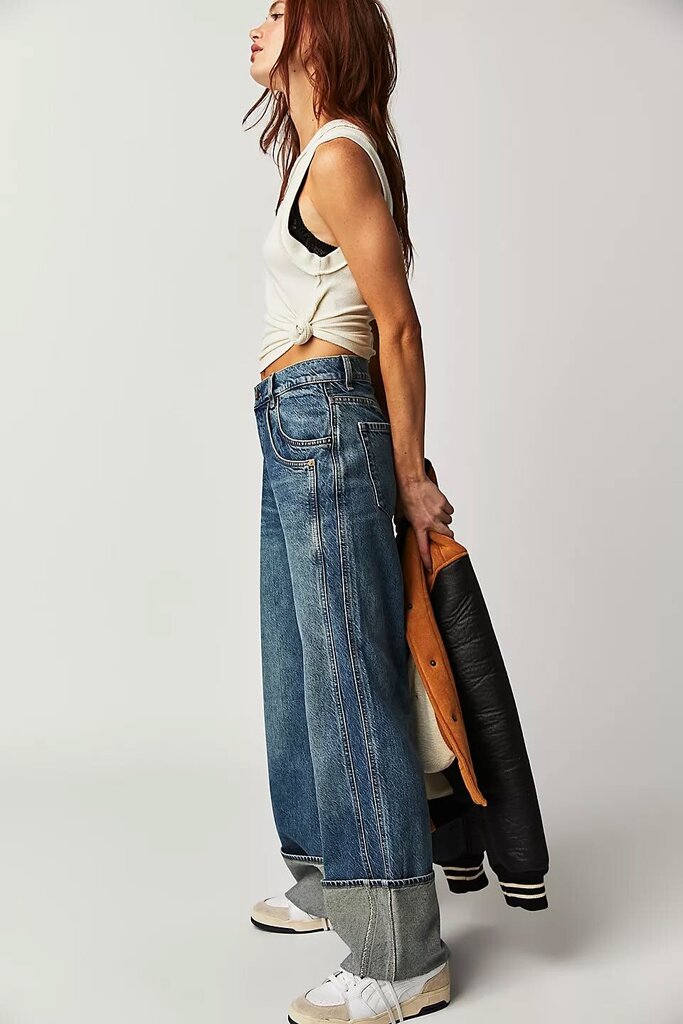 We The Free Final Countdown Cuffed Low-Rise Jeans - Size 26(Retails $128)