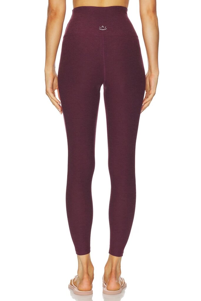 Beyond Yoga Spacedye Caught in The Midi High Waisted Legging in Midnight Burgundy Heather - Size Small(Retails $97)