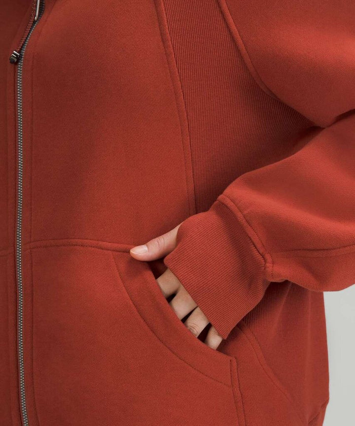 Lululemon Scuba Oversized Funnel-Neck Full Zip in Cayenne - Size M/L(Retails $148)