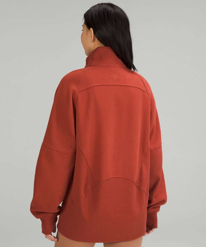 Lululemon Scuba Oversized Funnel-Neck Full Zip in Cayenne - Size M/L(Retails $148)