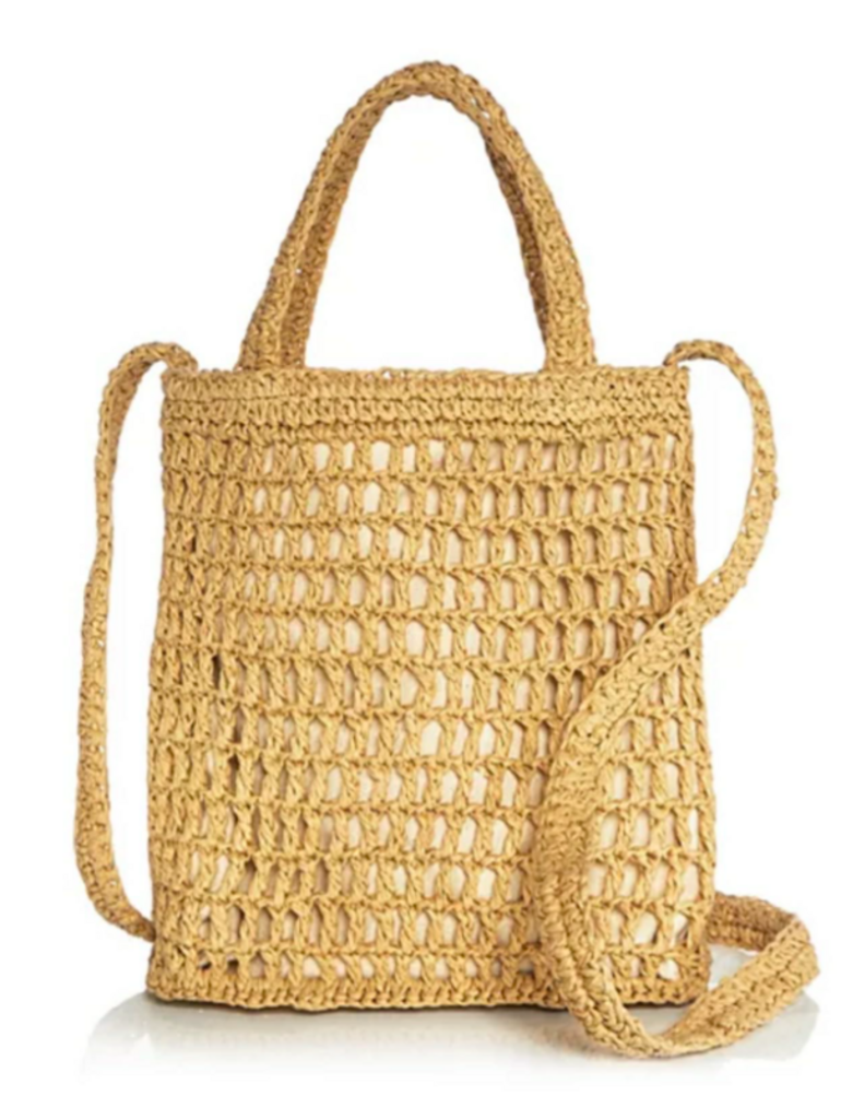 Madewell The Small Transport Straw Edition Crossbody (Retails for $78)