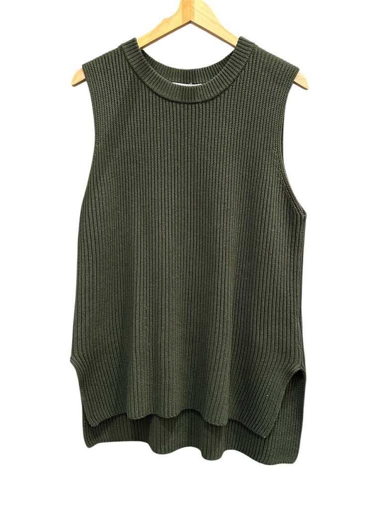 Michael Stars Sydney Cotton Sweater Vest - Size Medium