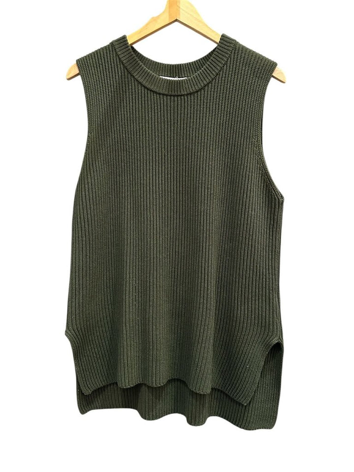 Michael Stars Sydney Cotton Sweater Vest - Size Medium