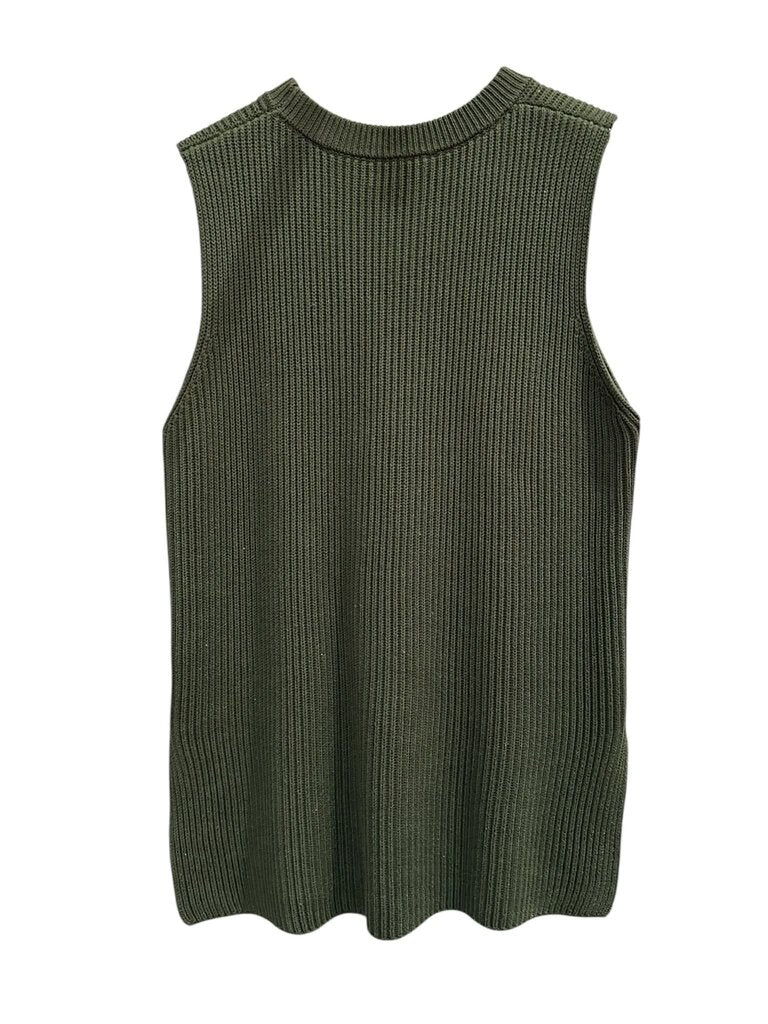 Michael Stars Sydney Cotton Sweater Vest - Size Medium